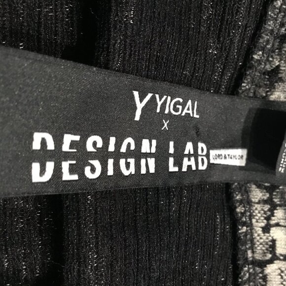 Y Yigal X Design Lab for Lord & Taylor Asymmetric Zip Sheath Dress - Picture 3 of 4